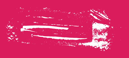 Grunge texture. White brush on pink. Vector template. Urban Background. Dust Overlay Distress Grain. Hand drawn illustration. Abstract shape for your design or scrapbook.のイラスト素材