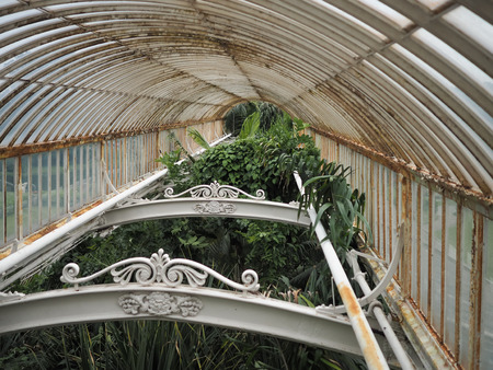 City of Lonodn, looking up at a blue sky with the points of three tall buildingsの写真素材