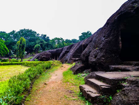 Mahakali caves in Mumbai Indiaの写真素材