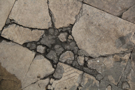 Broken Tile Close
