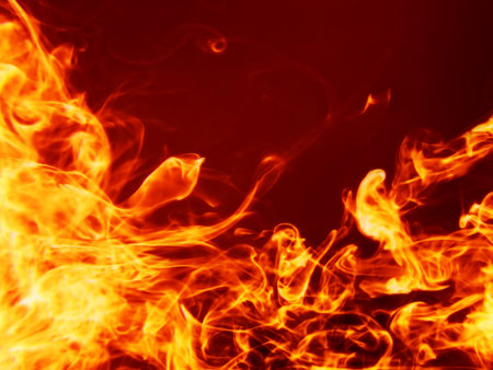 fiery hot background