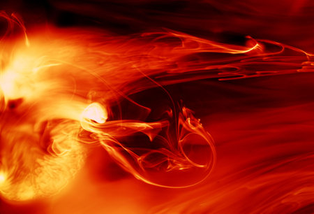 magical firey backgroundの写真素材