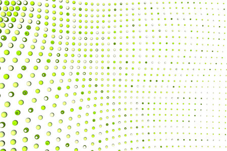 Green dots abstract background