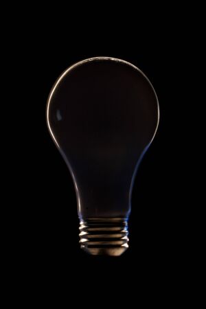 Light bulb silhouetteの写真素材