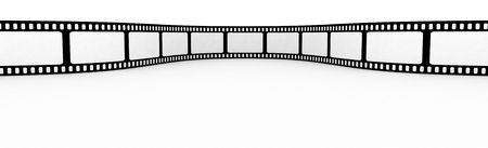 Blank film stripの写真素材