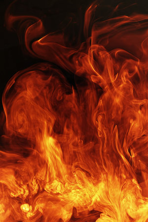 Fiery background