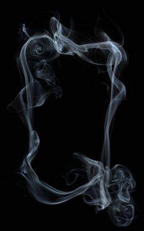 Frame of smokeの写真素材