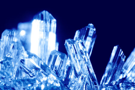 Crystals macroの写真素材