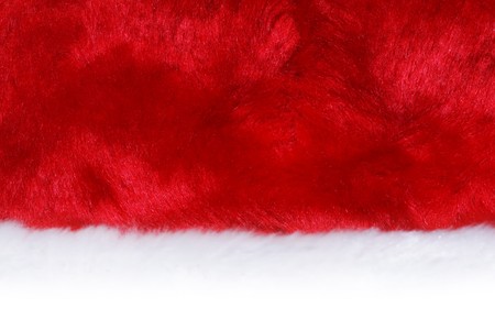 Closeup of a Santa hatの写真素材