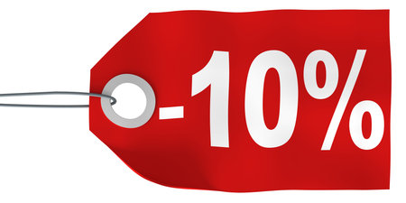 10% off tag