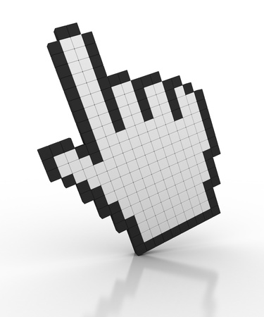 3D cursorの写真素材