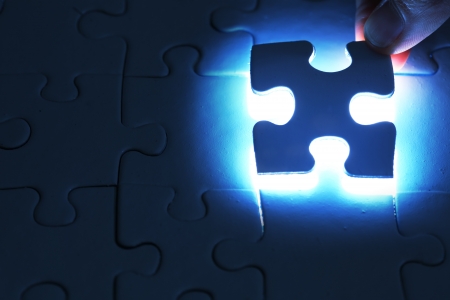 Last puzzle pieceの写真素材