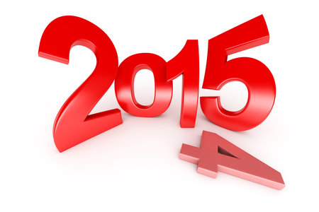 Happy New Year - 2015の写真素材