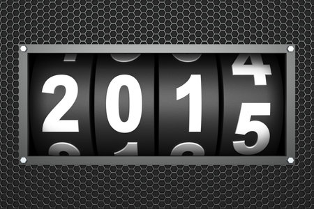 2015 New year countdown timerの写真素材