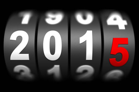 2015 New year countdown timerの写真素材