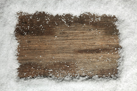 Snow frame backgroundの写真素材