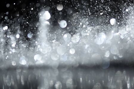 Sparkling glittering lights abstract backgroundの写真素材