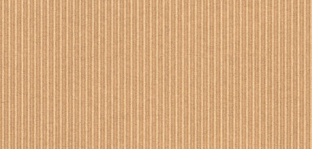 Plain cardboard box background. Empty textured brown paper surface.の写真素材