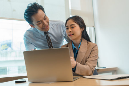 Successful Business Negotiation Between Partnersの写真素材