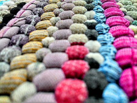 Colorful retail carpet close upの写真素材