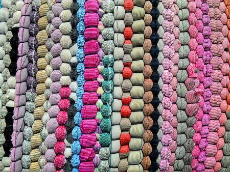 Colorful retail carpetの写真素材