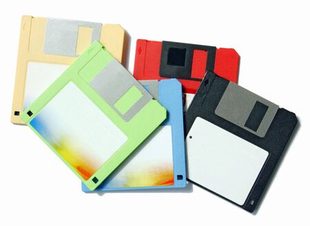 disk for the record of digital information in the personal computersの写真素材