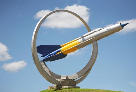 Legendary Soviet jetfighter Mig-21の写真素材