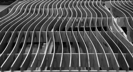 Table for moving of steel sheets from the bent strips of iron