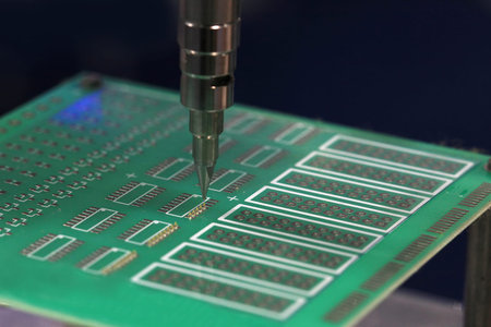 robot solder PCB for integrated circuits