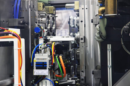Automatic unloading of the mold of injection molding machine
