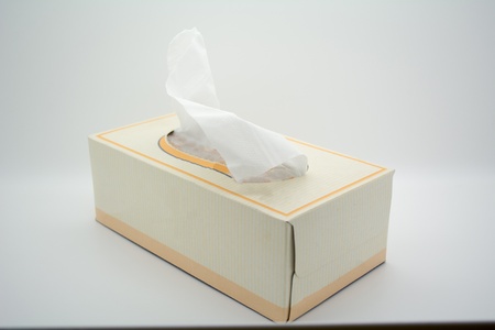 Tissue box for sicknessの写真素材