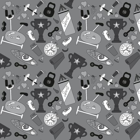 The texture of gym equipmentのイラスト素材