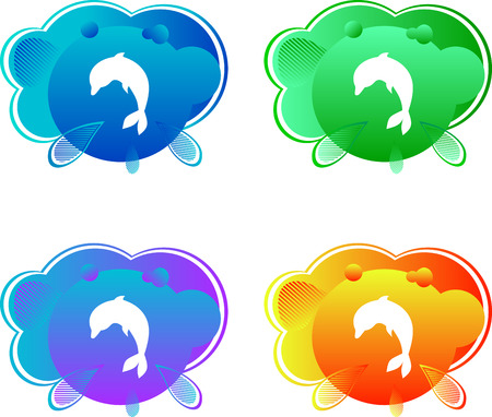 Concept icon illustration, animal icon for advertisingのイラスト素材