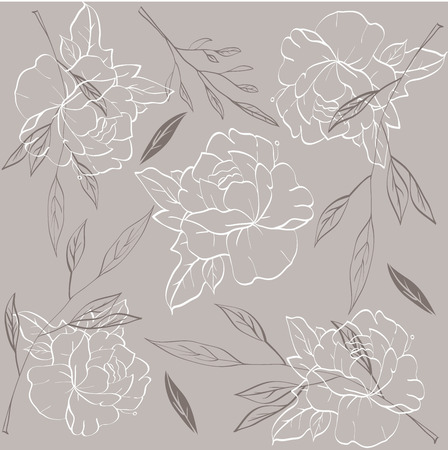 Floral pattern for flowers or leaves,のイラスト素材