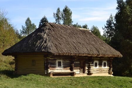 Old ukrainian houseの写真素材