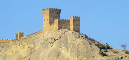 The Genoa fortressの写真素材