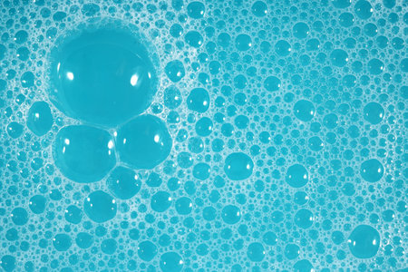 Soapsuds bubbles as background texture