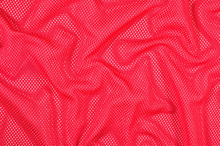 Red crumpled nonwoven fabric texture backgroundの写真素材