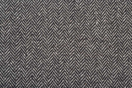 Herringbone tweed wool fabric as textureの写真素材