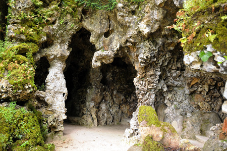 Gardens fifth da regaleira in sintra Portugalの写真素材