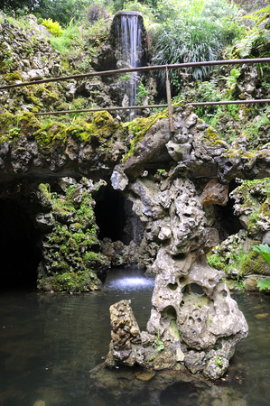 Gardens fifth da regaleira in sintra Portugalの写真素材