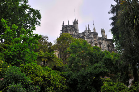 Gardens fifth da regaleira in sintra Portugalのeditorial素材