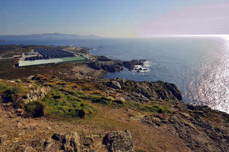 Waterfall of ezaro, or waterfall of xallas is a waterfall of the river Xallas in its mouth to the sea. Located in the municipality of Dumbría, in A Coruña, Galicia. Spainの写真素材