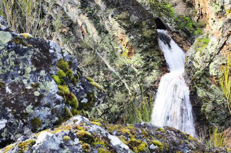 Water cascades in Cidadelle Galicia Spain
の写真素材