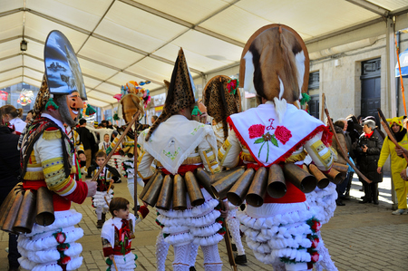 Verin-spain,4-February-2018    Carnival Verin in Galicia Spain one of the most ancient in the worldのeditorial素材