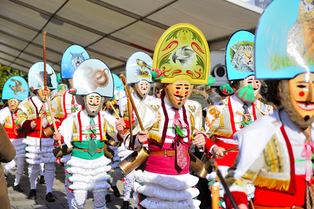 Verin-spain,4-February-2018    Carnival Verin in Galicia Spain one of the most ancient in the worldのeditorial素材