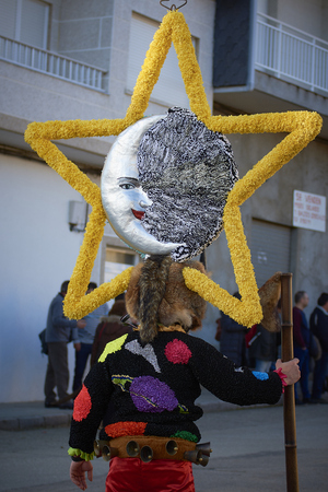 Viana do bolo-spain january.26-2019, Mascarada de viana do bolo in Spain where the annual costume meets the most ancestral costumes of the Galician carnival Spain and Portugalのeditorial素材