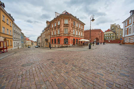 POLAND, WARSAW-SEPTEMBER 17,2019 Views of the city of Poland with its streets, its people and its squaresのeditorial素材