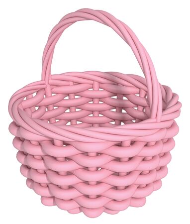 wicker basketの写真素材