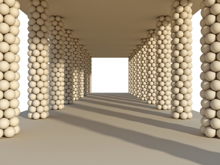 building on a white backgroundの写真素材